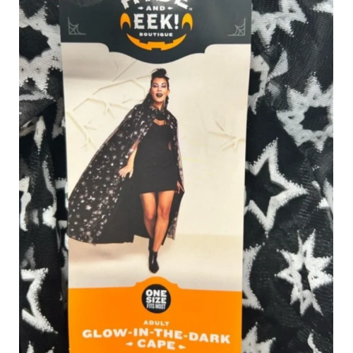 Adult Hyde & Eek Glow In The Dark Cape Costume