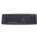 Slimline Corded USB Keyboard – Black