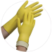 Ambitex Pro L6500 Series Yellow Flock Lined Latex Gloves, Large 3 Pairs