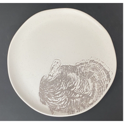 Bee & Willow™ Turkey Motif Appetizer Plates (Set of 4)