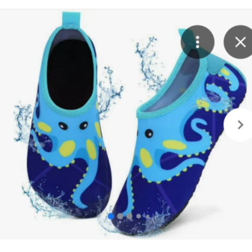 Bergman Kelly Water Shoes for Toddlers (Size EU 24-25), Boys & Girls, color Blue Octopus