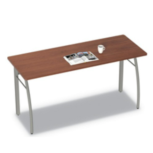 Linea Italia Trento Line Rectangular Desk, 59.13w X 23.63d X 29.5h, Cherry