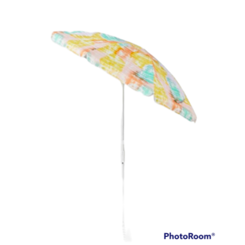 Sun squad beach umbrella round tilt 6'