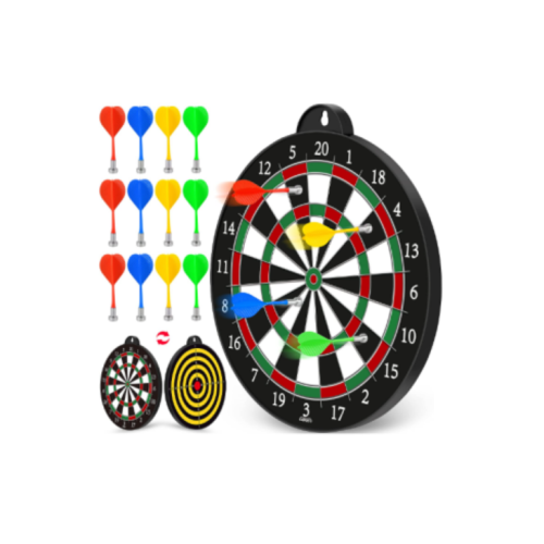 GaHoo Magnetic Dart Board, Safe Dart Game Toy for Kids