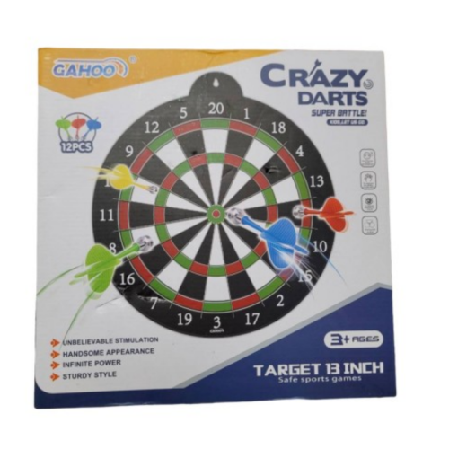 GaHoo Magnetic Dart Board, Safe Dart Game Toy for Kids