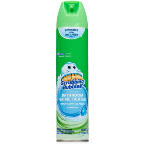 Scrubbing Bubbles Bathroom Cleaner Aerosol, Rainshower 2 pack