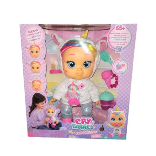 Cry Babies First Emotions Dreamy Interactive Baby Doll 65+ Emotions and Baby Sounds