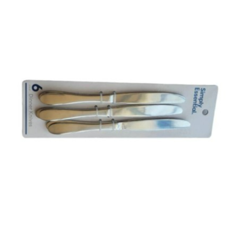 Simply Essential™ Stainless Steel Mirror Dinner Knife (Set of 6)