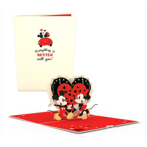 Lovepop Disney's Mickey & Minnie Everything is Better with You Pop-Up Card