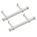 Bed Bath & Beyond 2 Cambria Side Panel Adjustable Rods 11/18" Satin White