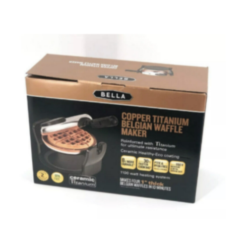 Bella Copper Titanium Belgian Waffle Maker