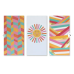 Wild Sage™ Geometric Sun 15-Inch x 30-Inch Canvas Wall Art (Set of 3)