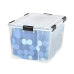 IRIS® Weathertight® Plastic Storage Container With Latch Lid, 14 1/2" x 17 3/4" x 23 5/8", Clear