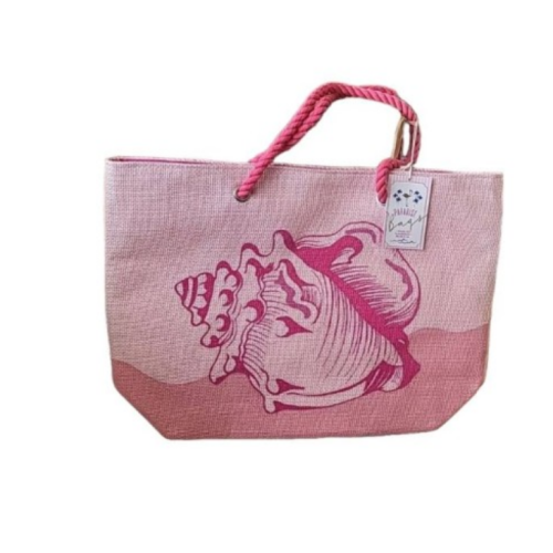 Paradise Bags Beach Tote Sea Shell (Pink)