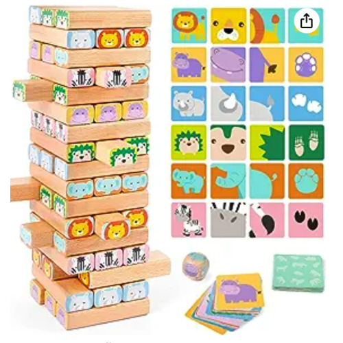 African Safari Stacking Game by Nene Toys