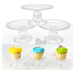 11 pc Cupcake Serving Plate Stand Display (Clear)