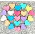 Jofan 24 Pack Valentines Day Sidewalk Chalk Hearts for Kids School Class Classroom Valentines Day Cards Gifts Crafts Prizes Party Favors