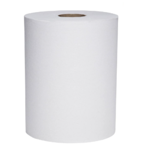 Scott Control Slimroll Hard Roll Paper Towels (12388) with Fast-Drying Absorbency Pockets, White, 2 Rolls