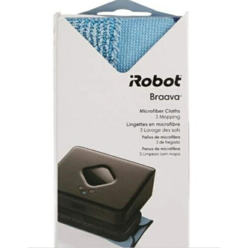  iRobot Braava Microfiber Cloths 3 Pack Mopping Refill Replacement