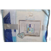 Born Loved 2 Piece Crib Bedding Set Blue NWT 1 Comforter 1 Plush Baby Blanket