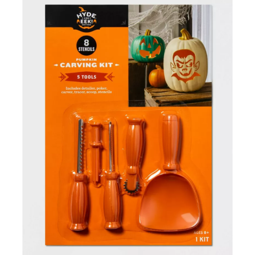 5-Tools Pumpkin Carving Kit - Hyde & EEK!