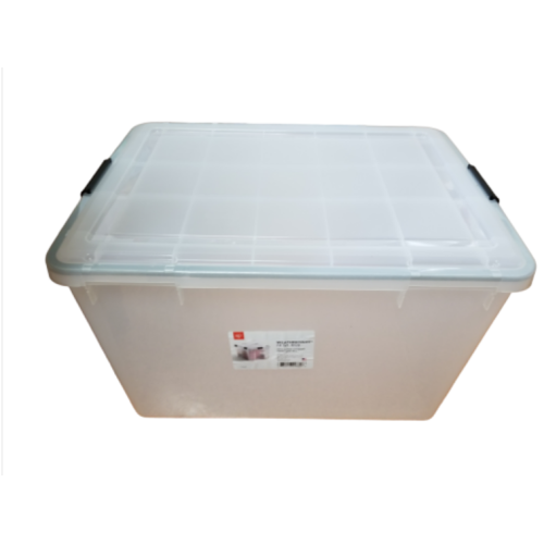 IRIS® Weathertight® Plastic Storage Container With Latch Lid, 14 1/2" x 17 3/4" x 23 5/8", Clear