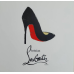 Fashion Designer Classy Black / Red Pump - Framed Print