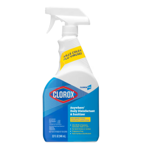 CloroxPro Anywhere Daily Disinfectant and Sanitizer, 32 fl. oz.