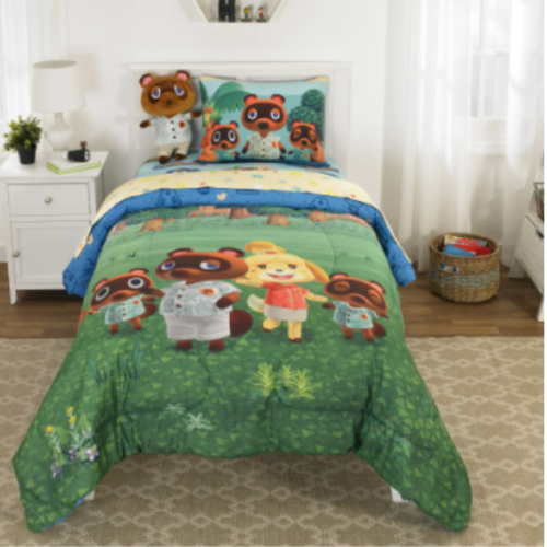 Animal Crossing 3 Piece Twin Sheet Set