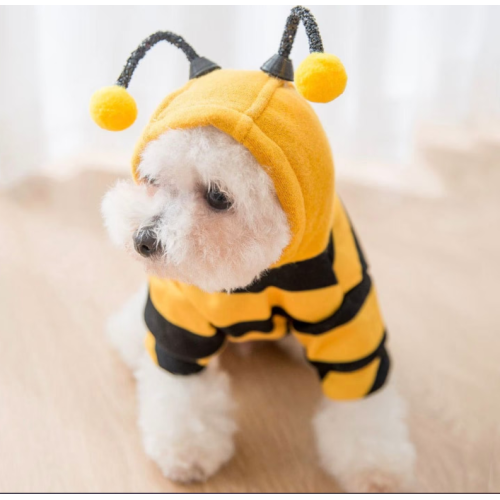 Pet Dog Halloween Cosplay Costumes Funny Dog Clothes Dogs Bee Costume Outfits