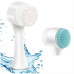 2 in 1 Double Sided Facial Cleansing Brush Soft Fiber Silica Gel Portable Skin Care Tool