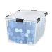 IRIS® Weathertight® Plastic Storage Container With Latch Lid, 14 1/2" x 17 3/4" x 23 5/8", Clear