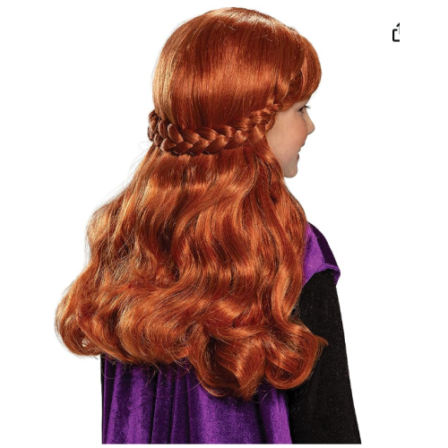 Disguise Disney Anna Frozen 2 Girls' Wig