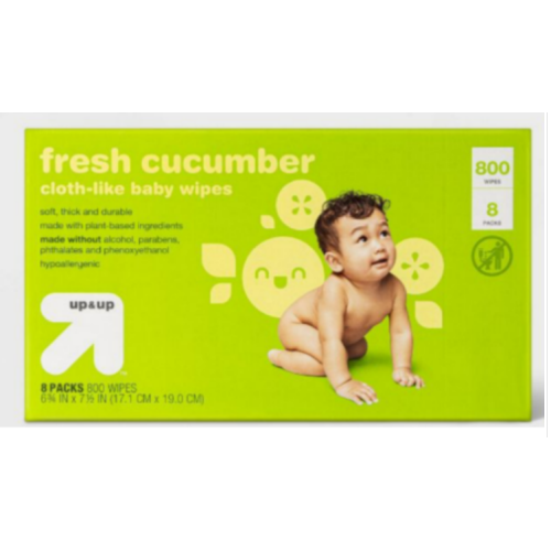 Fresh Cucumber Baby Wipes- up & up™