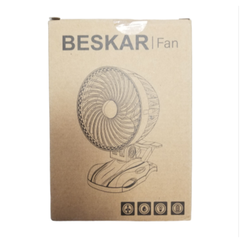 BESKAR USB Clip on Fan, Portable Small Fan with Cord Powered