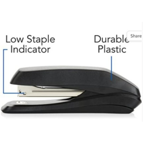 Swingline Stapler, Eco Version Desktop Stapler, 15 Sheet Capacity, Black