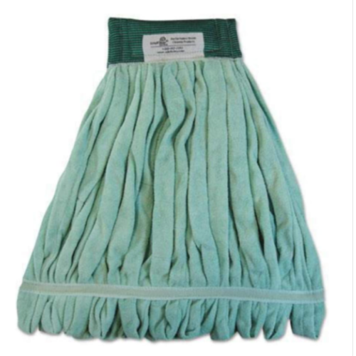 Boardwalk Mwtlgct Microfiber Looped-End Wet Mop Head, Large, Green