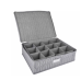 Our Table™ Quilted Mug Storage Case in Grey