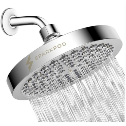 6” Shower Head High Pressure Rain Luxury Modern Chrome Look