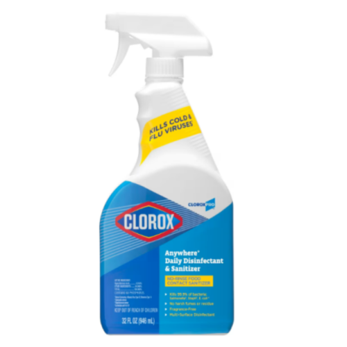 CloroxPro Anywhere Daily Disinfectant and Sanitizer, 32 fl. oz.