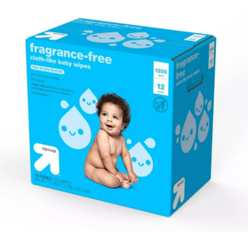 Fragrance-Free Baby Wipes- up & up™ (12Pack /1200ct)