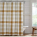 Bee & Willow™ 72-Inch x 72-Inch Tonal Check Shower Curtain in Gold