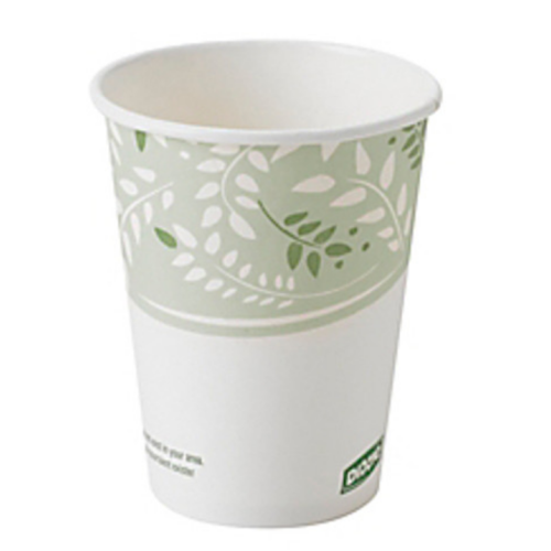 Dixie EcoSmart Hot Cups, Paper PLA Lining, Viridian, 8oz, 50/Pack