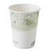 Dixie EcoSmart Hot Cups, Paper PLA Lining, Viridian, 8oz, 50/Pack