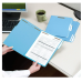 Office Depot Folders - Color Fastener File Folders 1/3, Letter - 12.12in. X 10in. X 2.62in. - Blue - BX Of 50