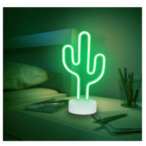 LED Cactus Neon Signs Green Cactus Light