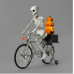 Animated Skeleton on a Bike Halloween Decorative Prop - Hyde & EEK! Boutique™