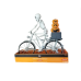 Animated Skeleton on a Bike Halloween Decorative Prop - Hyde & EEK! Boutique™