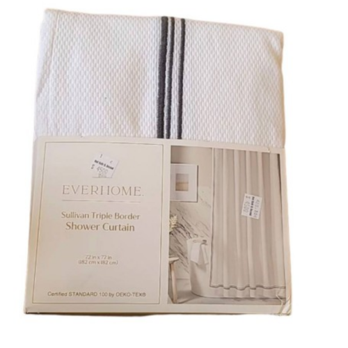 Everhome™ Sullivan 72-Inch x 72-Inch Shower Curtain in Iron Gate