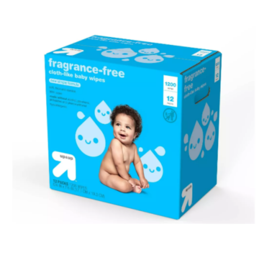 Fragrance-Free Baby Wipes - up & up™ pack of 12